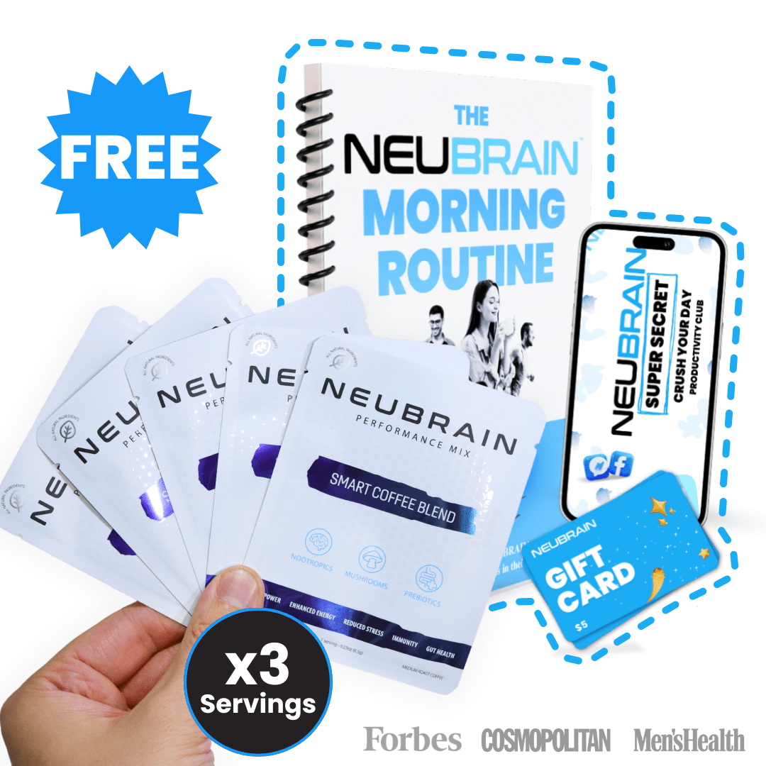 Free Sample Trial + FREE E - Book + Group Access + $5 Gift Card (x3 servings) - NEUBRAIN