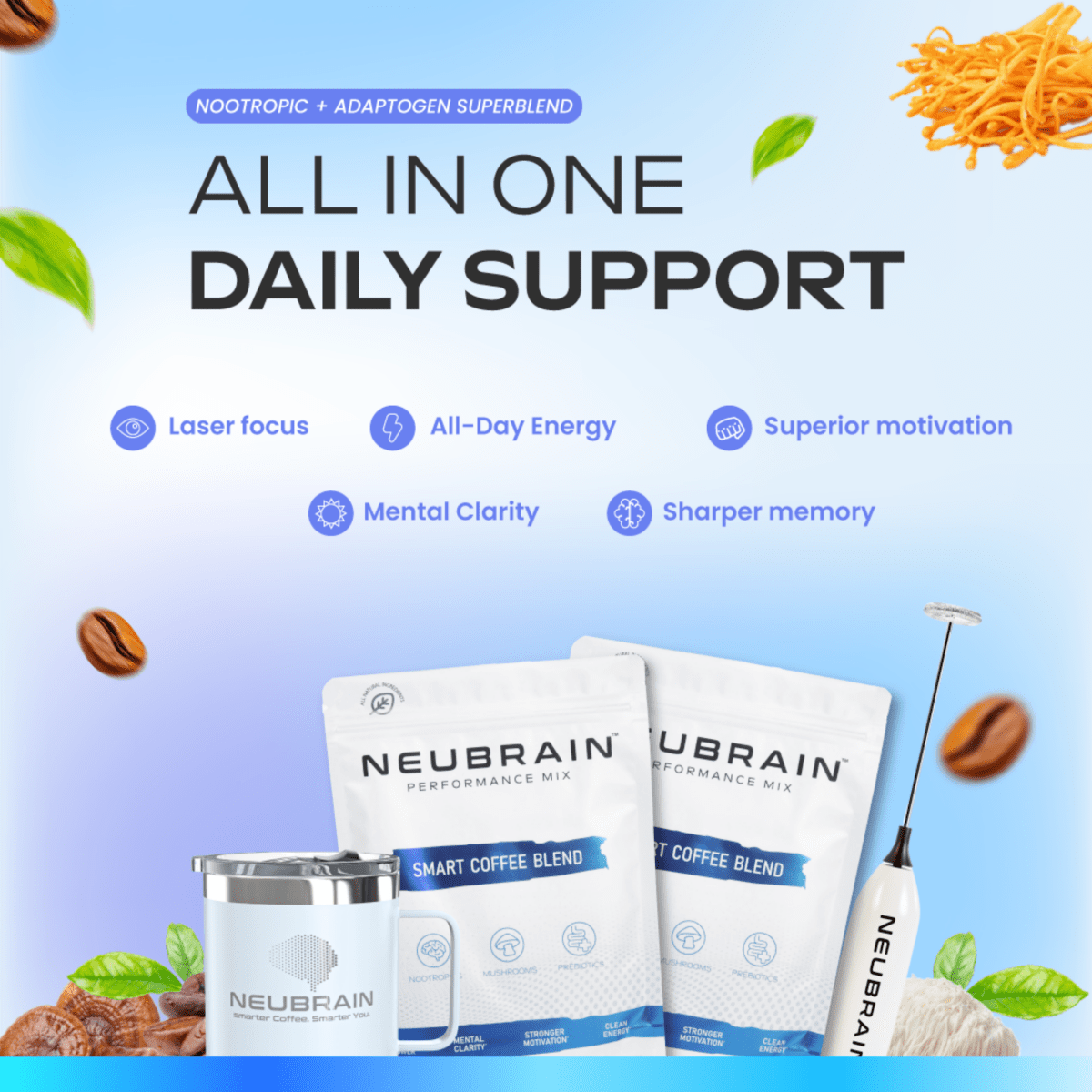 Smart Coffee + FREE Starter Kit - NEUBRAIN