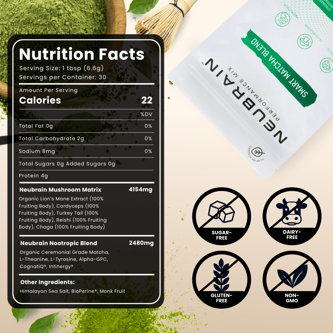 Smart Matcha Blend + FREE Gift Bundle! - NEUBRAIN