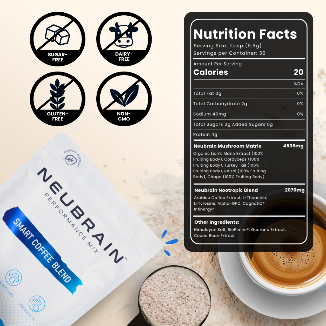 Neubrain Smart Coffee - 30 Day Supply