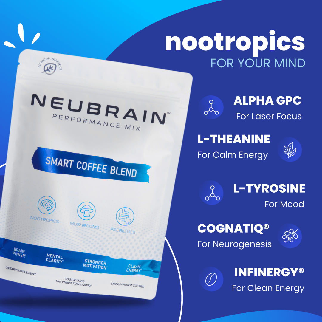 30 Servings of Smart Coffee + FREE Gifts - NEUBRAIN