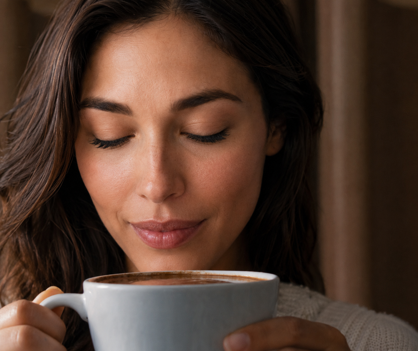 Pumpkin spice latte lifestyle image
