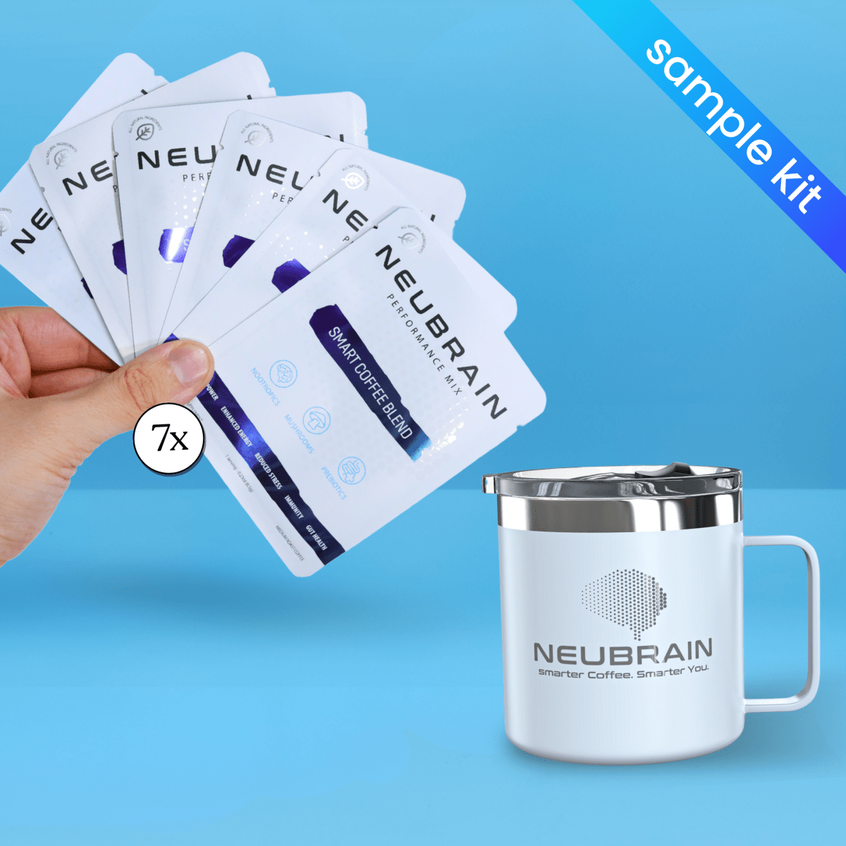 Smart Coffee - Samples + Tumbler - NEUBRAIN