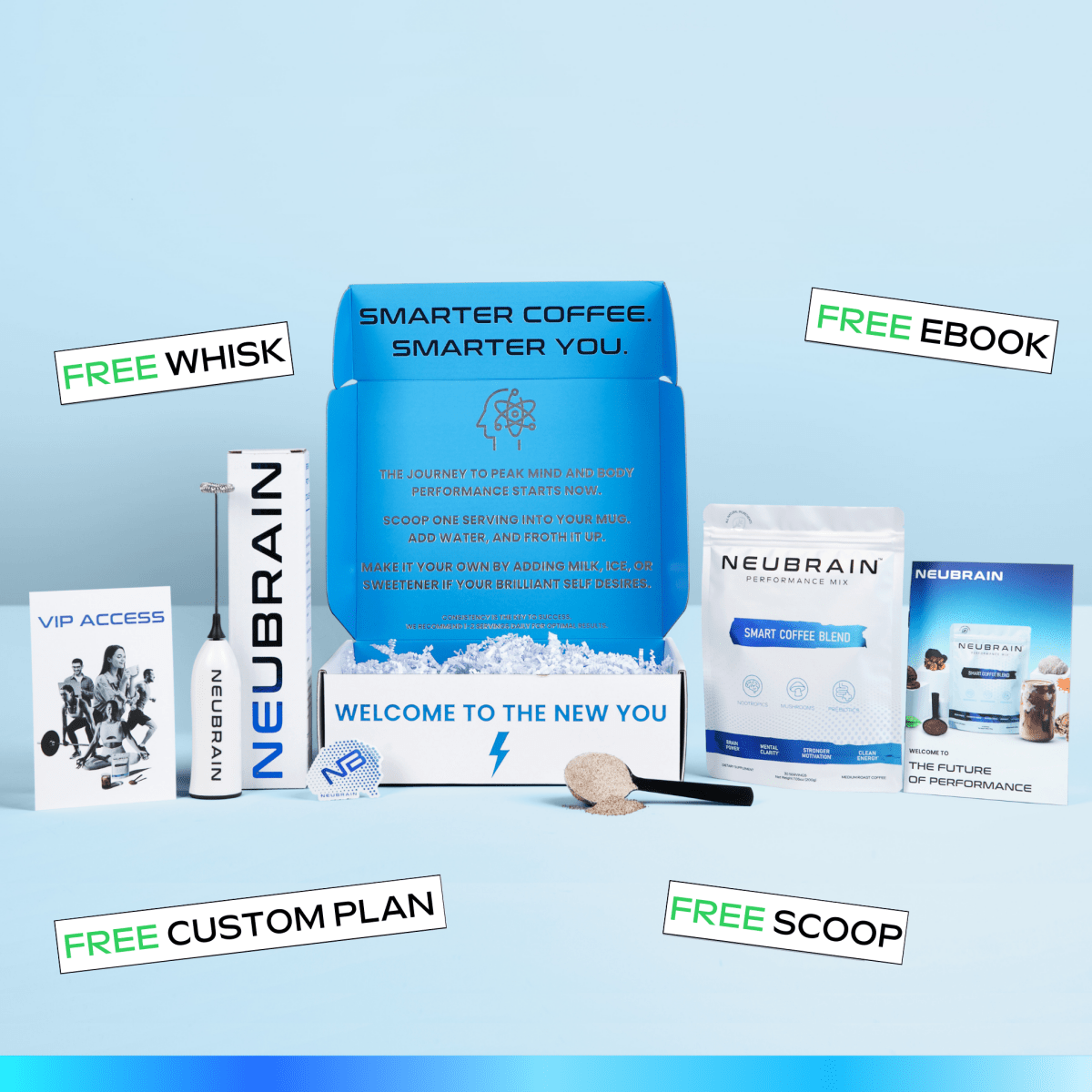 Smart Coffee Starter Kit + 5 Free Gifts! (VIPs Exclusive) - NEUBRAIN